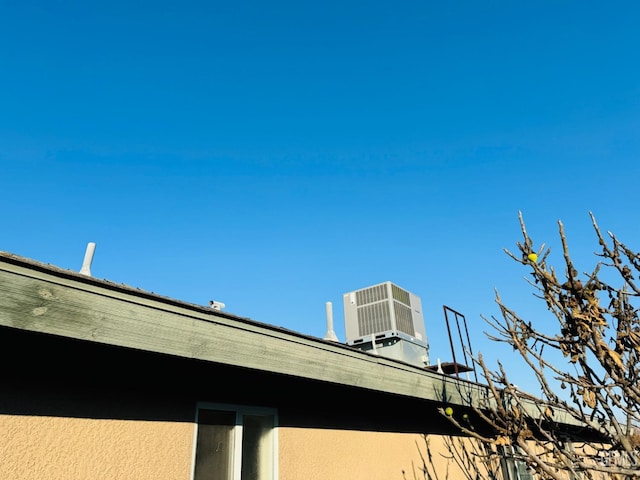 exterior details featuring central air condition unit