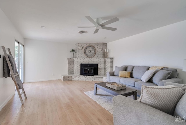 3700 Christmas Tree Ln, Bakersfield, CA 93306 - living room with a ceiling fan and light wood finished floors