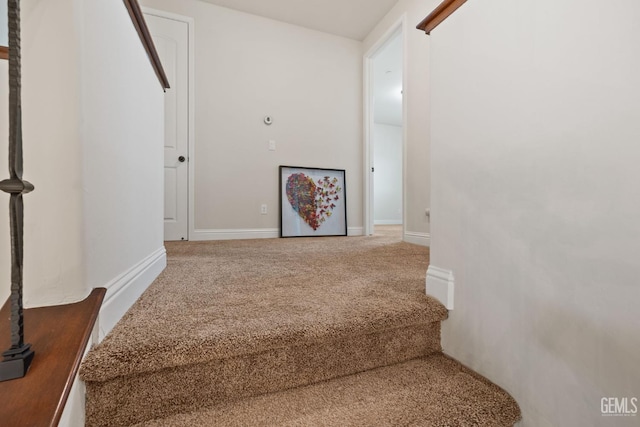 14822 Plumeria Ct, Bakersfield, CA 93314 - stairs featuring carpet floors and baseboards