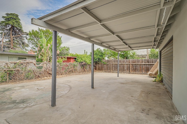 view of patio / terrace featuring a fenced backyard