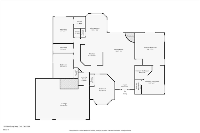 10529 Odyssy Way, Taft, CA 93268 - plan