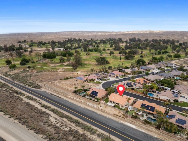 10529 Odyssy Way, Taft, CA 93268 - birds eye view of property featuring a residential view