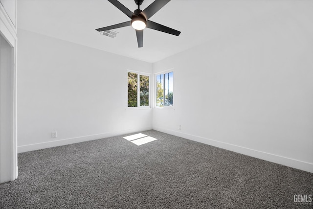 164 Rodriguez Ave, Shafter, CA 93263 - empty room with carpet flooring and ceiling fan