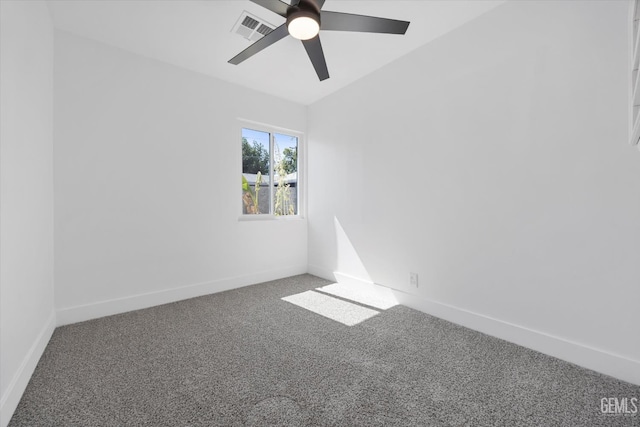 164 Rodriguez Ave, Shafter, CA 93263 - spare room with carpet and ceiling fan