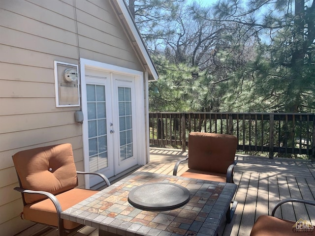 45864 Upndown Rd, Posey, CA 93260 - deck with french doors