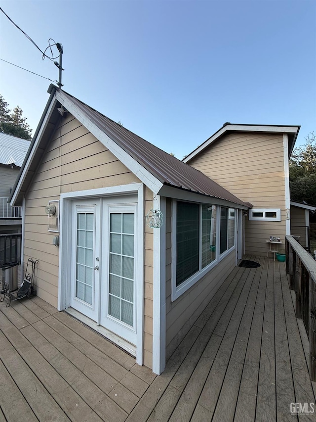 45864 Upndown Rd, Posey, CA 93260 - deck featuring french doors