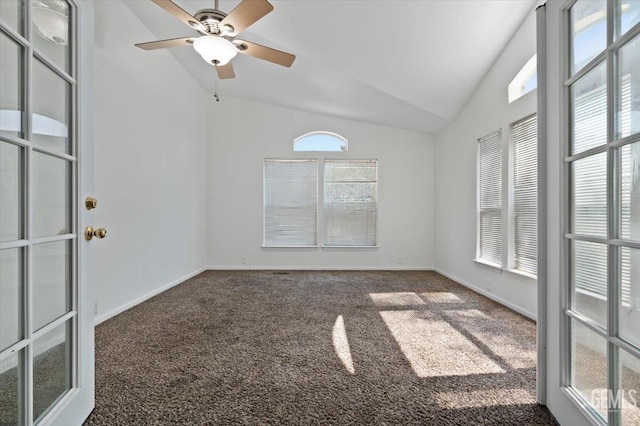 22940 Fast Ct, Bakersfield, CA 93314 - unfurnished sunroom with lofted ceiling