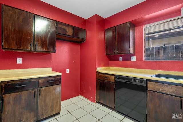 2617 Auburn Ct, Bakersfield, CA 93306 - kitchen featuring dishwasher, light tile patterned floors, and light countertops