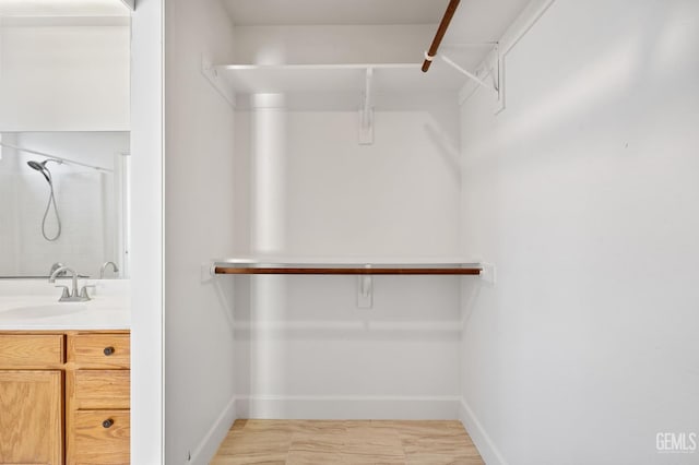 3410 Kimmie Rachelle Ct, Bakersfield, CA 93313 - walk in closet with a sink