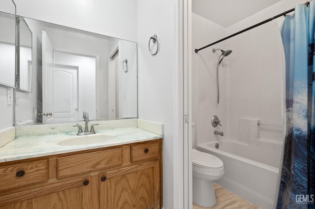 3410 Kimmie Rachelle Ct, Bakersfield, CA 93313 - bathroom featuring shower / bath combo and vanity