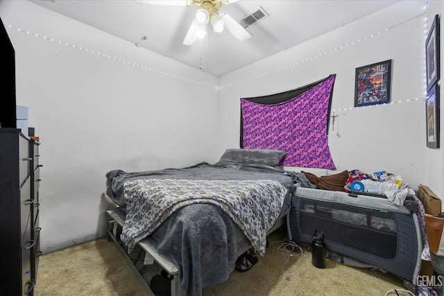 437 Rian Noelle Ct, Bakersfield, CA 93308 - bedroom featuring carpet floors and a ceiling fan