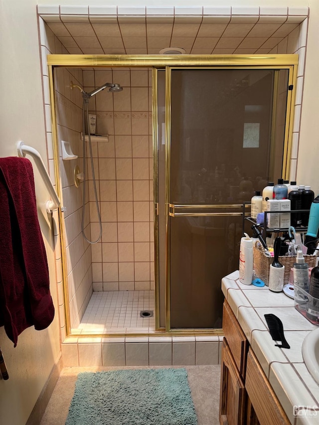 22417 Citation St, Tehachapi, CA 93561 - bathroom featuring a stall shower and vanity