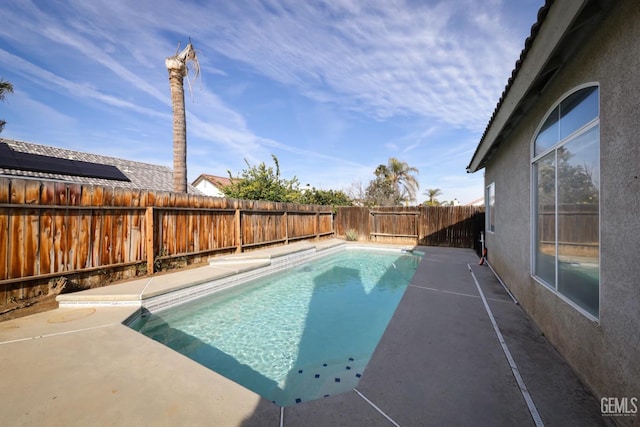 view of pool