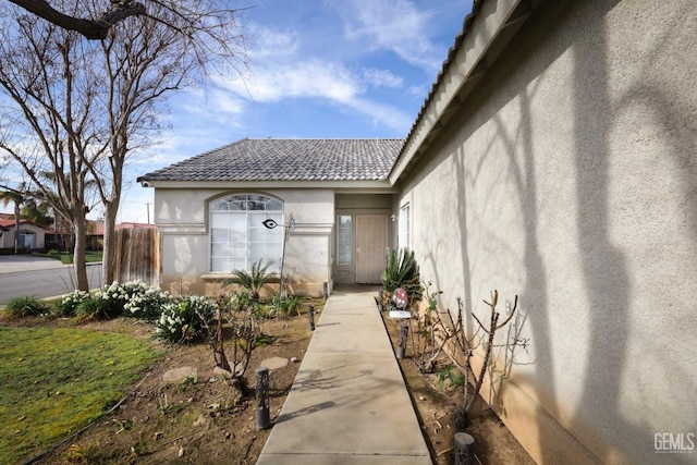 view of property entrance