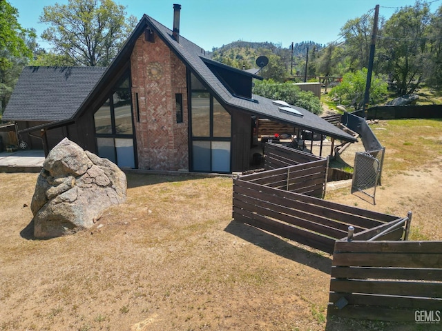 view of side of property