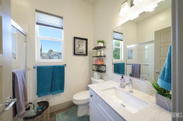 9108 Manor Forest Ln, Shafter, CA 93263 - bathroom with vanity and a shower with door