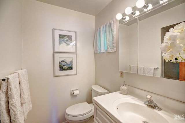 3504 Planz Rd, Bakersfield, CA 93309 - bathroom with toilet and vanity