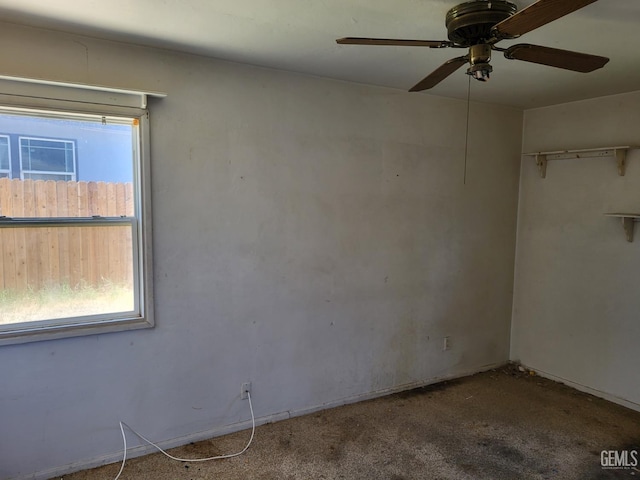 2132 Wingland Dr, Bakersfield, CA 93308 - carpeted spare room featuring plenty of natural light and a ceiling fan