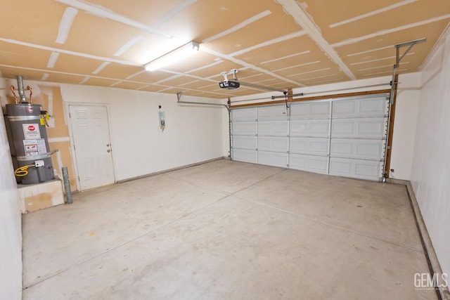 6720 Alderbrook Ln, Bakersfield, CA 93312 - garage featuring strapped water heater and a garage door opener