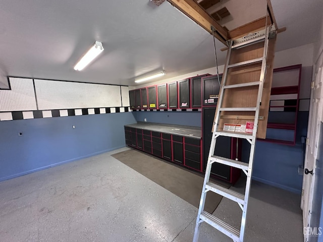 4049 Liz Dr, Bakersfield, CA 93312 - garage with baseboards