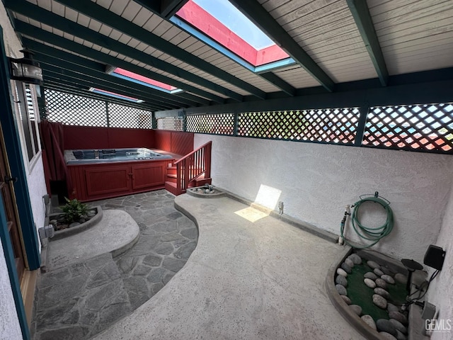4049 Liz Dr, Bakersfield, CA 93312 - view of patio with a hot tub