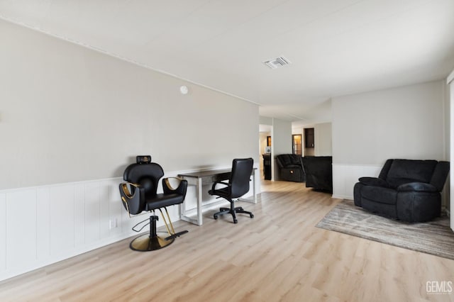 4401 Hughes Ln Unit 148, Bakersfield, CA 93304 - office space featuring wood finished floors and wainscoting