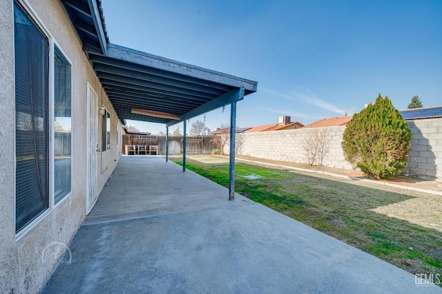 view of patio