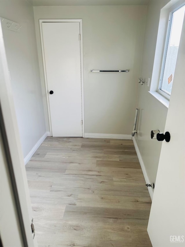 washroom featuring light wood-type flooring