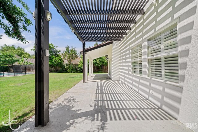 11009 Bright Water Way, Bakersfield, CA 93311 - view of patio featuring a pergola