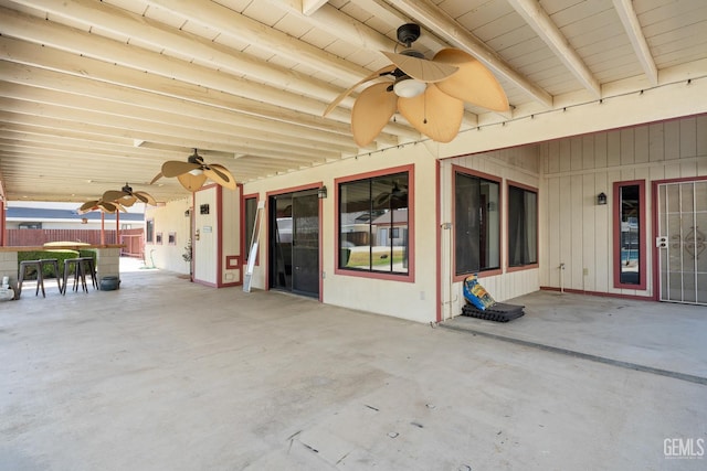 11906 Christy Ave, Bakersfield, CA 93312 - view of patio with ceiling fan