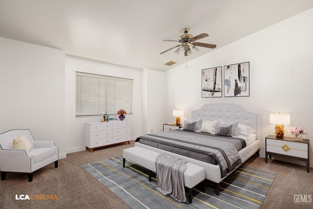 11906 Christy Ave, Bakersfield, CA 93312 - bedroom with carpet and ceiling fan