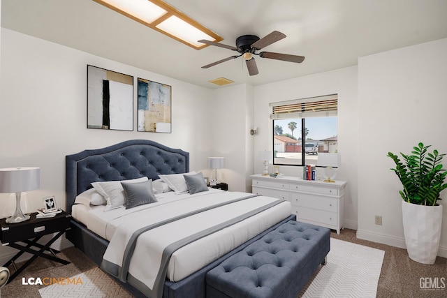 11906 Christy Ave, Bakersfield, CA 93312 - carpeted bedroom with baseboards and ceiling fan