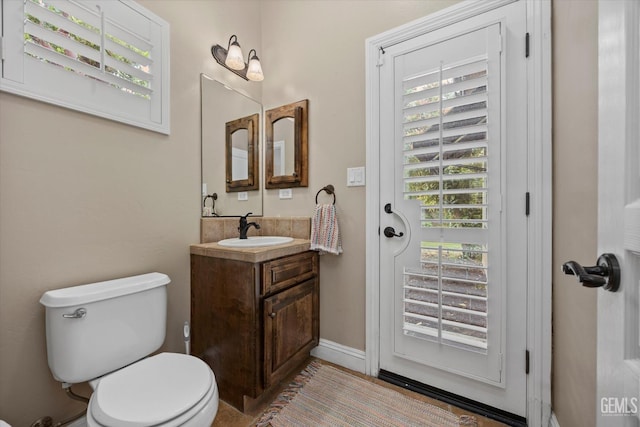 11416 Queensbury Dr, Bakersfield, CA 93312 - bathroom featuring healthy amount of natural light, toilet, and vanity