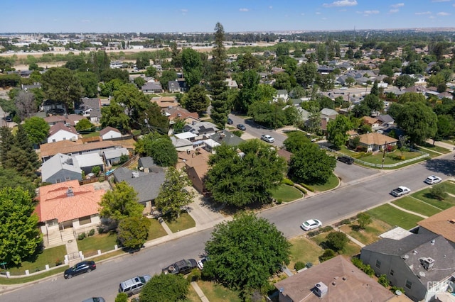 2613 Spruce St, Bakersfield, CA 93301 - aerial overview of property's location featuring nearby suburban area