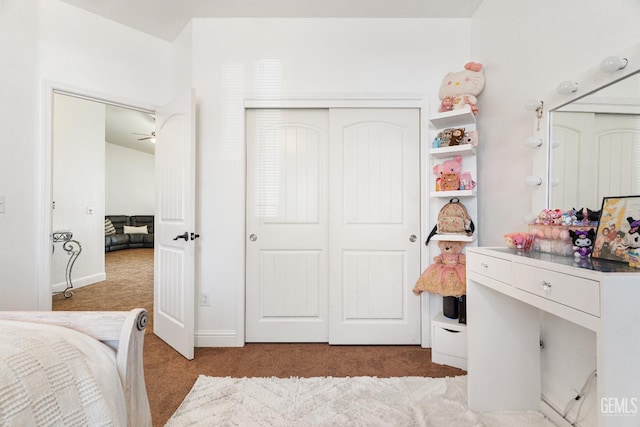 605 Cornelia St, Wasco, CA 93280 - carpeted bedroom featuring a closet and baseboards