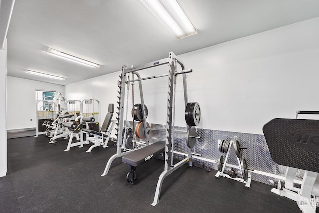 view of exercise room