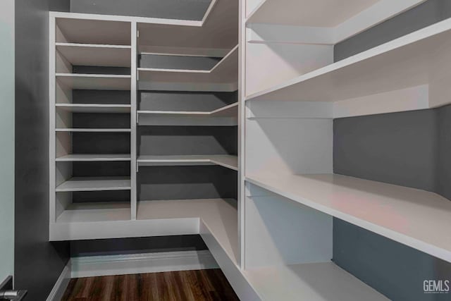view of storage area