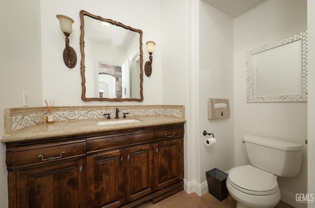 12603 Clay Creek Ct, Bakersfield, CA 93312 - bathroom featuring vanity and wood finished floors