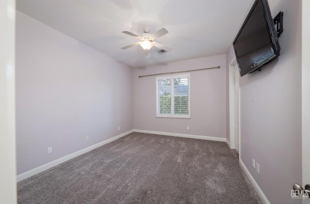 12603 Clay Creek Ct, Bakersfield, CA 93312 - empty room with carpet and a ceiling fan