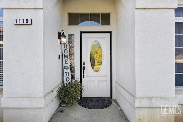 view of property entrance