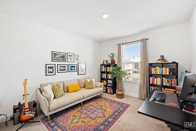 6713 Diamond Springs Dr, Bakersfield, CA 93313 - carpeted home office featuring baseboards