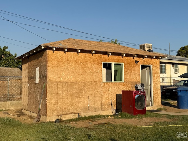 1218 Water St 0, Bakersfield, CA 93305 - view of side of home featuring a central AC unit
