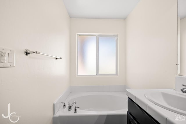 13421 Cheyenne Mountain Dr, Bakersfield, CA 93314 - full bath with plenty of natural light, a bath, and vanity