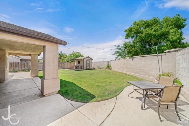 13421 Cheyenne Mountain Dr, Bakersfield, CA 93314 - view of yard featuring a patio area and outdoor dining area
