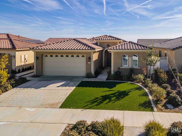 14209 Boon Way, Bakersfield, CA 93311 - mediterranean / spanish home with a garage and a front yard