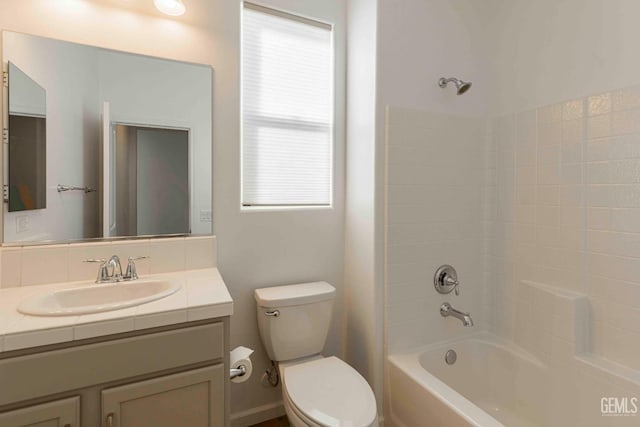 14209 Boon Way, Bakersfield, CA 93311 - full bathroom with vanity, toilet, and shower / bath combination