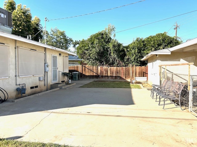 exterior space with a patio