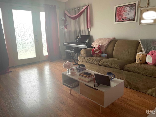 4747 W Iris Ave, Visalia, CA 93277 - living area with wood finished floors