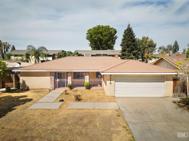 ranch-style house with a garage