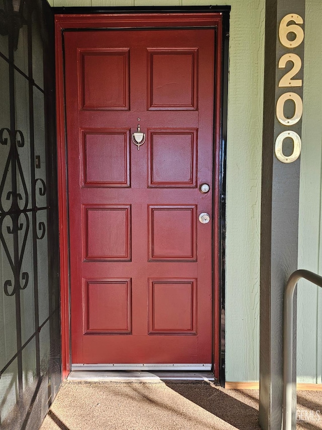 view of entrance to property